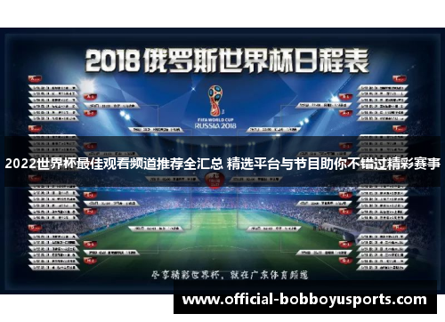 2022世界杯最佳观看频道推荐全汇总 精选平台与节目助你不错过精彩赛事
